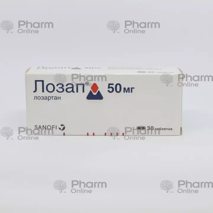 Lozap 50 mg №30 (Pills) (Zentiva Saglik Urunleri San. ve Tic. A.S.) (Slovakia)