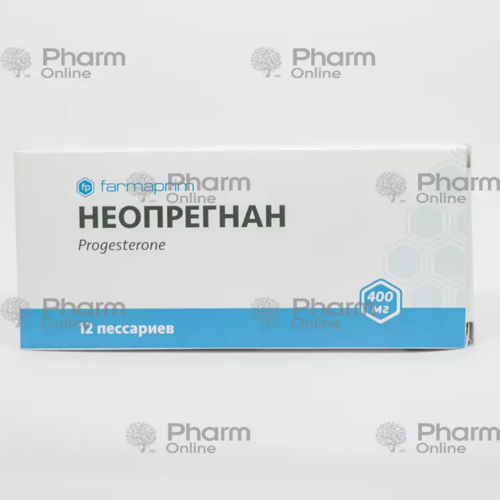 Неопрегнан 400 мг № 12 (Свечи) (Farmaprim) (Молдова)