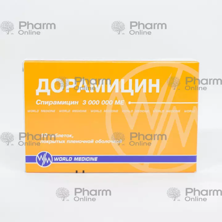Дорамицин 3 000 000 ЕД №10 (Таблетки) (Турция)