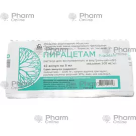 Piracetam 20% 5ml ampoule – injection to support brain performance and enhance memory