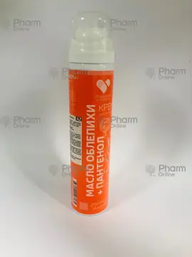 Panthenol (aerosol + cream) sea buckthorn oil 5% 90ml (3135) (Spray) (Alteya OOO) (Russia)