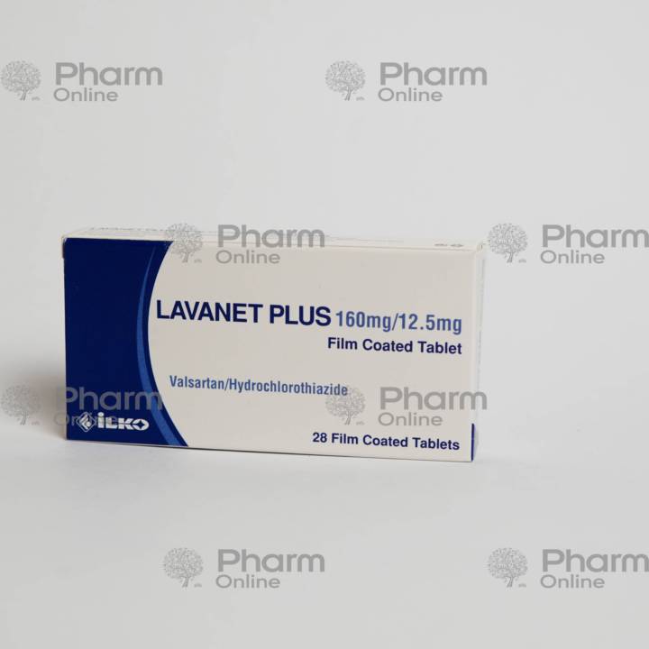 Lavanet plus 160mg/12.5mg № 28 (Pills) (Ilko Ilaç Sanayi və Ticatət A.Ş) (Turkey)