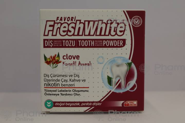 Tooth powder "Favory Fresh white" Karanfil (1131) 50 gr