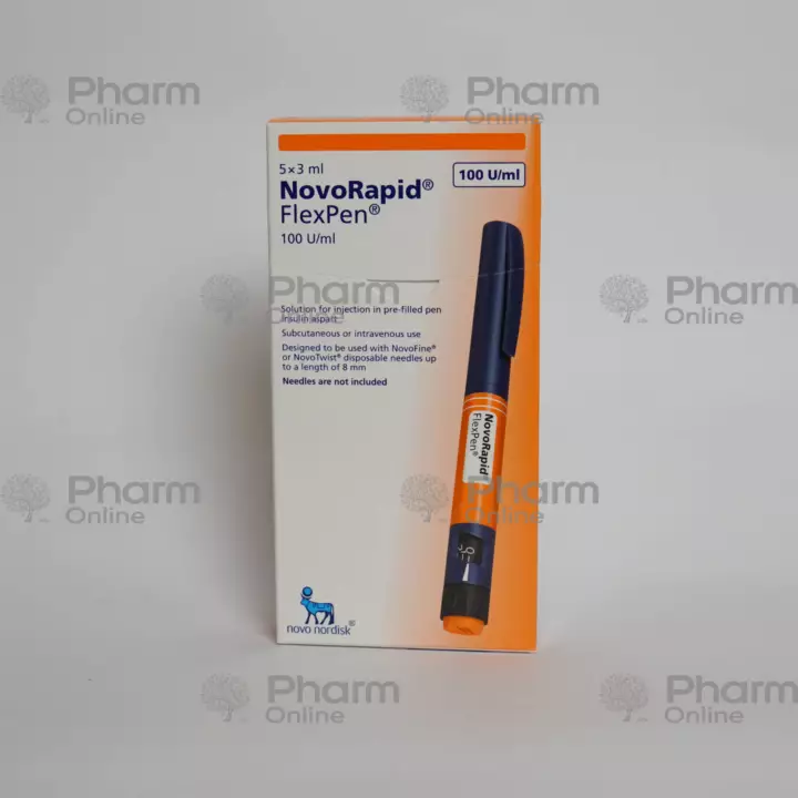 Insulin Novorapid flexpen 100ED 3 ml № 5 (Ampoules) (Novo Nordisk) (Denmark)