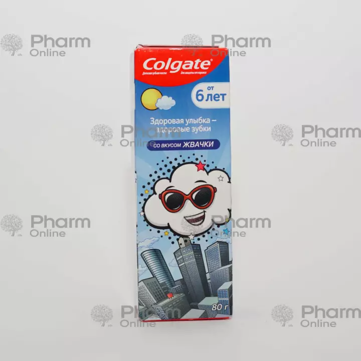 Colgate for children from 6 years old with chewing gum flavor 80 g (India)