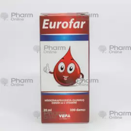 Еврофар  20 мл (Капли) (Vefa Ilac Sanayi ve Ticaret Ltd Sti) (Турция)
