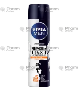 Nivea Antip. deo qara və ağ görünməz əlavə güclü qoruyucu (9606)(0534)(5388) 150 ml (Kosmetika