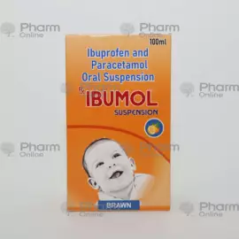 Ibumol 100 ml suspenziya, İbumol 100 ml ağrıkəsici - Pharmonline, online aptek, aptek online, derman çatdırılması