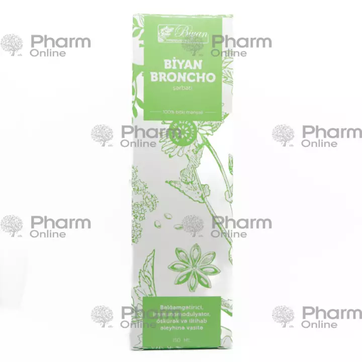 Biyan Bronxo 150 ml (Şərbət) (Biyan Məhsulları) (Azərbaycan)