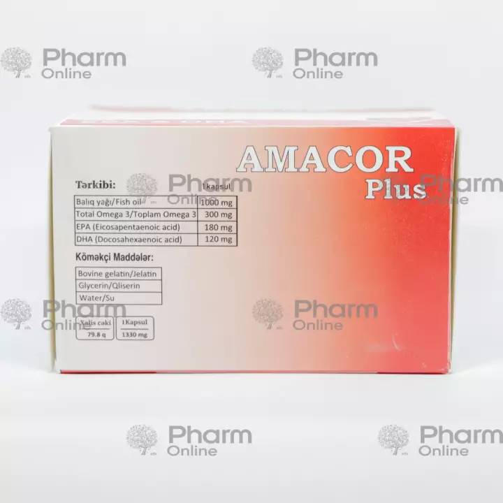 Amakor plus 1000 mg  № 60  (Capsules) (DDL Medikal ilaç) (Turkey)
