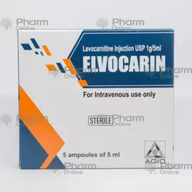 Elvokarin 5 ml № 5 (Ampulalar) (Hindistan)