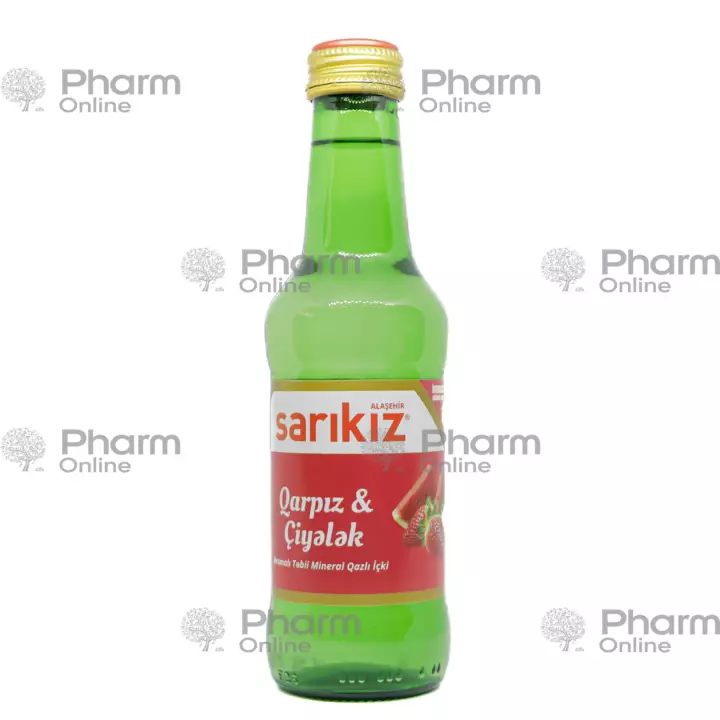 Вода Сарыкыз арбуз и клубника (qarpiz) (ciyelek) (0986) 200 мл (Раствор) (<>) (Турция)