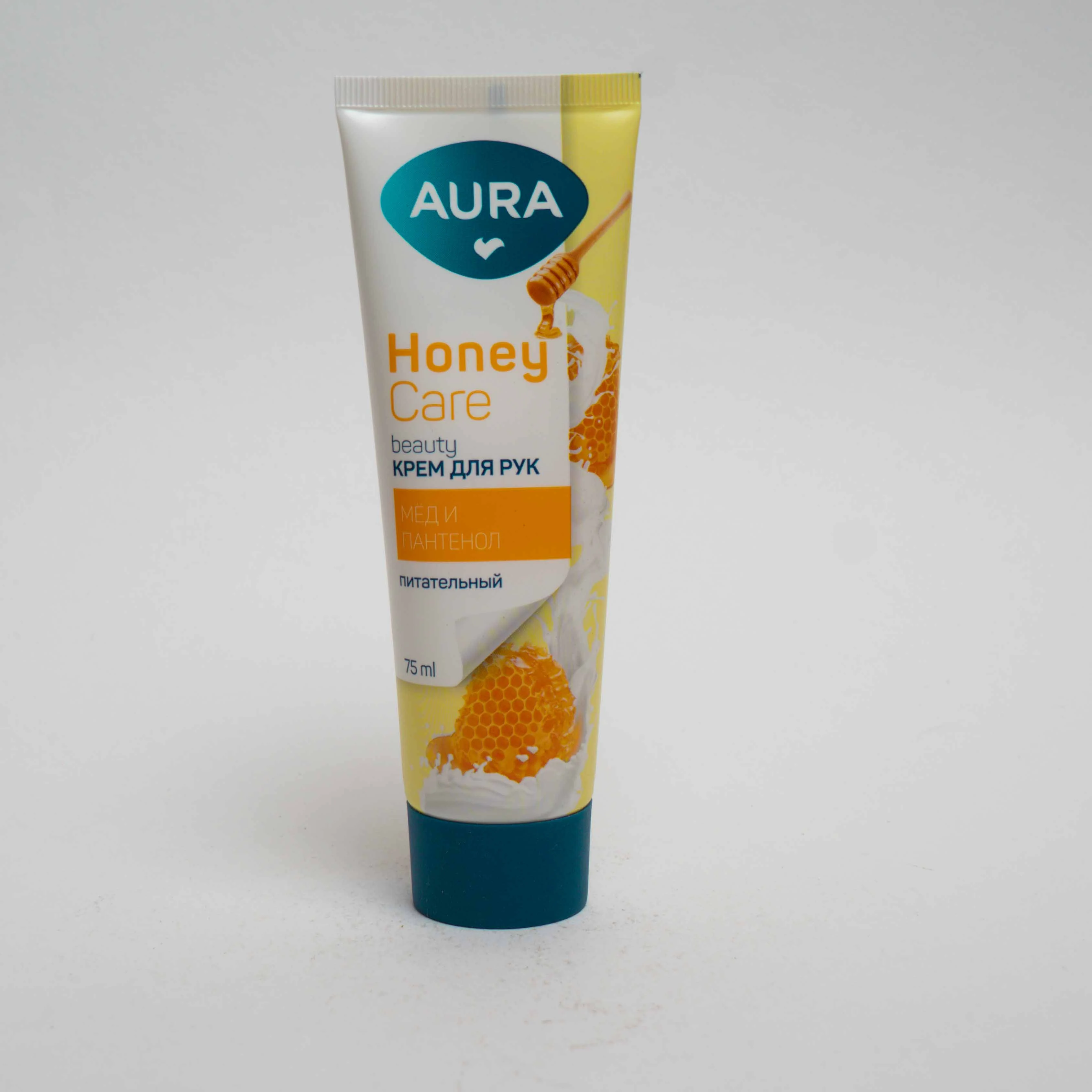 Hand cream "Aura" nourishing with honey extract 75 ml (Russia)