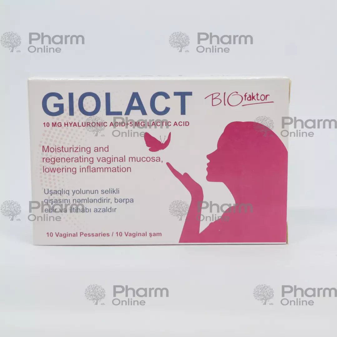 Giolact  № 10  (Vaginal suppositories) (Biofaktor Sp.z.o.o.) (Poland)