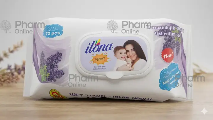 İlona nəm salfetlər lavanda (0631) № 72