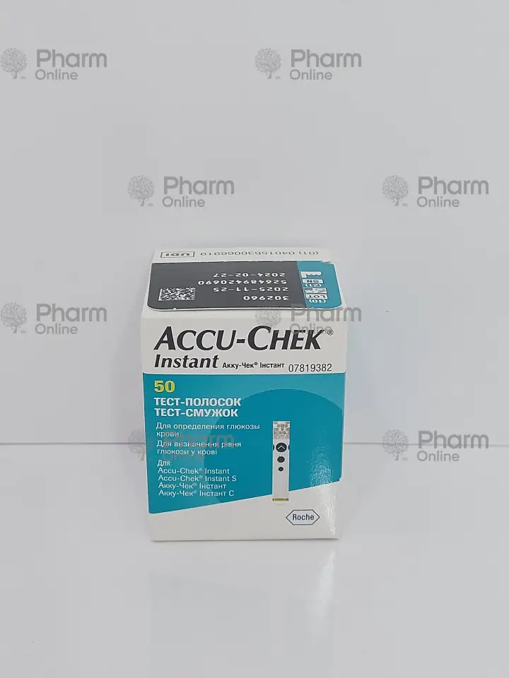Стрипы для глюкометра "Accu-chek" Instant  № 50 (Германия)