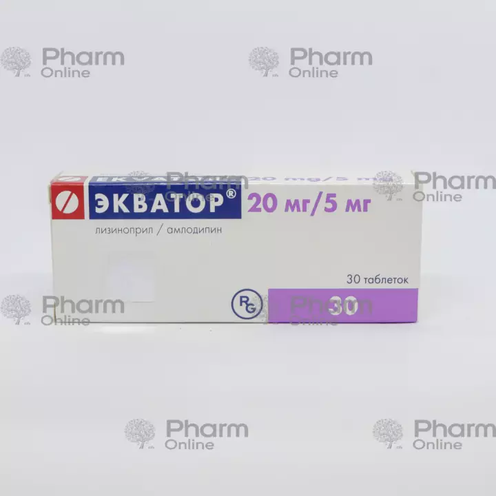 Ekvator 20/ 5 mg No. 30 (Tablets)  (Hungary)