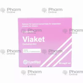 Viaket 50mg / 2 ml №5 (Ampoules) (Rompharm İlaç ve San Tic AŞ) (Turkey)