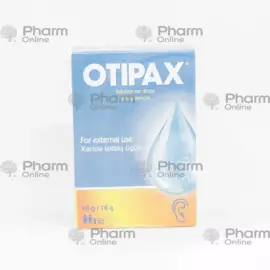 Отипакс 16 гр 15 мл (Ушные капли) (Biocodex) (Франция)