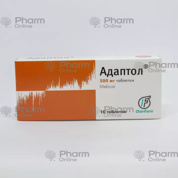 Adaptol 500 mg № 10 (Həb) (Latviya)