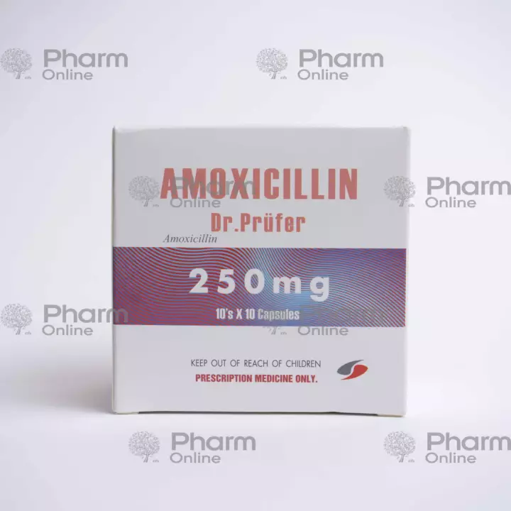 Amoksisillin (Dr.Prufer) 250 mq № 100 (Kapsulalar) (Reyoung Pharmaceutical Co. Ltd.) (Çin)