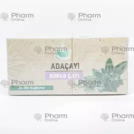 Чай из шалфея (surve)(adacayi) № 20 (Прочее) (Herba Flora) (Азербайджан)