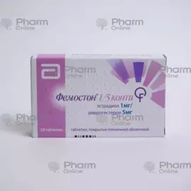 Фемостон 1/5 Конти № 28 (Таблетки) (Solvay Pharma ) (Голландия)