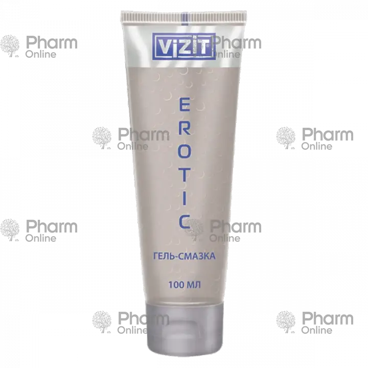 Гель-смазка "Vizit" erotic возбуждающий  100 мл