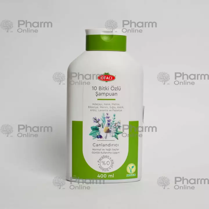 Shampoo Otaci 10 bitkili onarıcı krem BALM 400 ml (Türkiye)