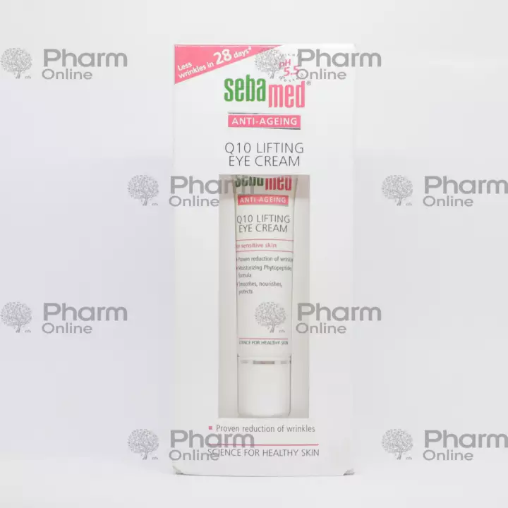Qırışlara qarşı gözlər üçün Sebamed lifting Q10 krem 15 ml (Almaniya)