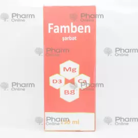 Famben 150 ml (Syrup) (Sunmed Ilac kozmetik ve gida urun.san.ve tic.LTD.STI) (Turkey)