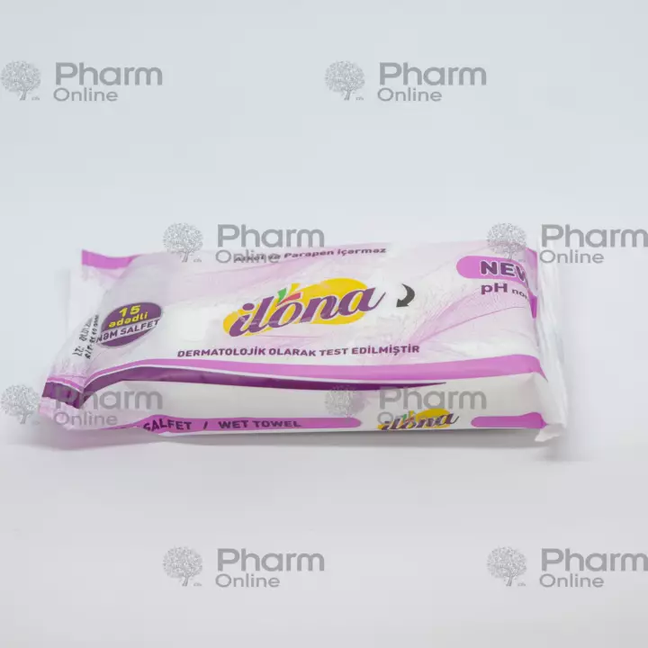 Wet wipes "İlona" Ottoman(0034)№ 15(Wet wipes) (İE ULAGAY İLAÇ SANAYİİ TÜRK AŞ / İDO
