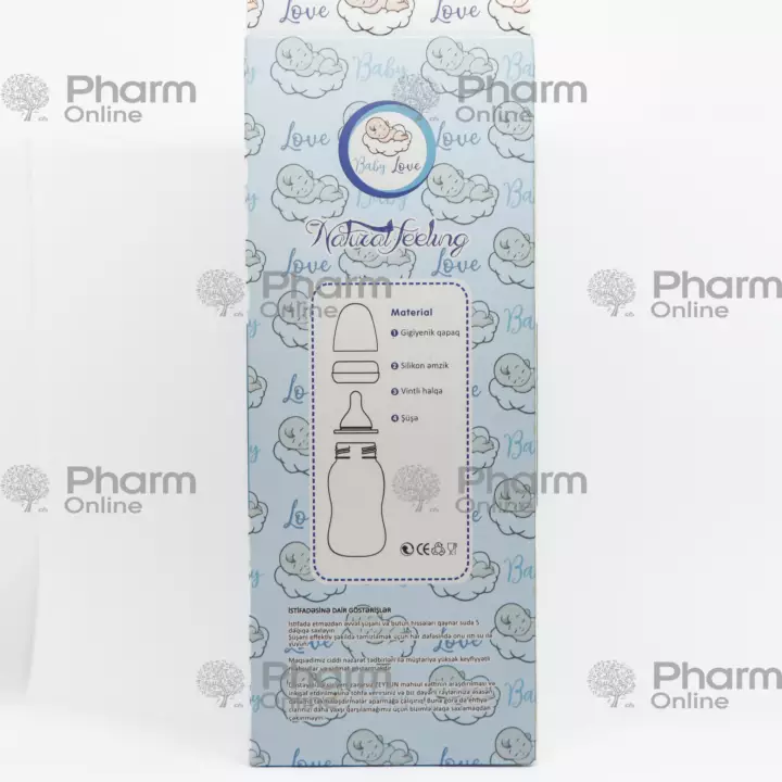 Baby love standart boyunlu mat butulka 0M+ (+) (8005) 180 ml (Kosmetika) (<>) (Çin)