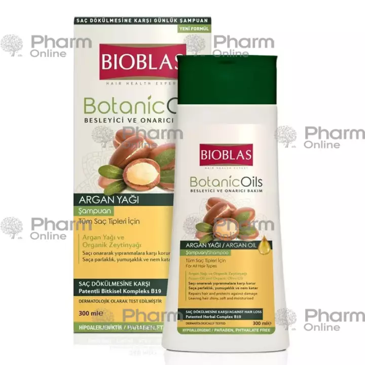 Bioblas şampun arqan və qidalandırıcı maddələrlə bütün saç tipləri üçün (7371) 360 ml