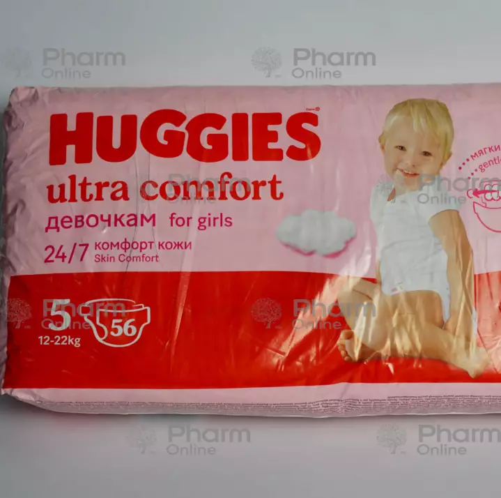 Bez Huggis-5 12-22kq qızlar üçün ultra rahatlıq (3642) № 56 (Kosmetika) (<>) (Rusiya)
