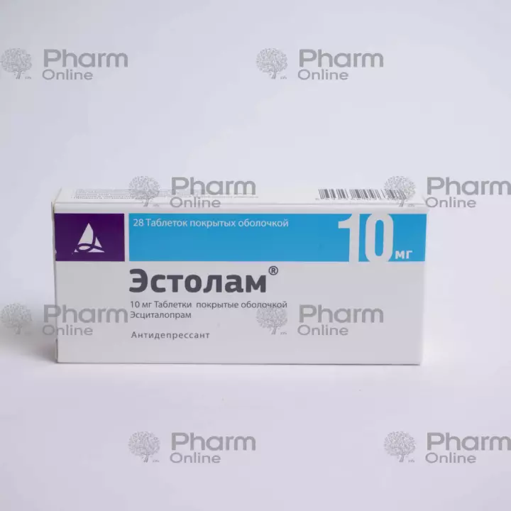 Estolam 10 mq №28 (Tablet) (Santa Farma Ilach) (Türkiyə)(***)