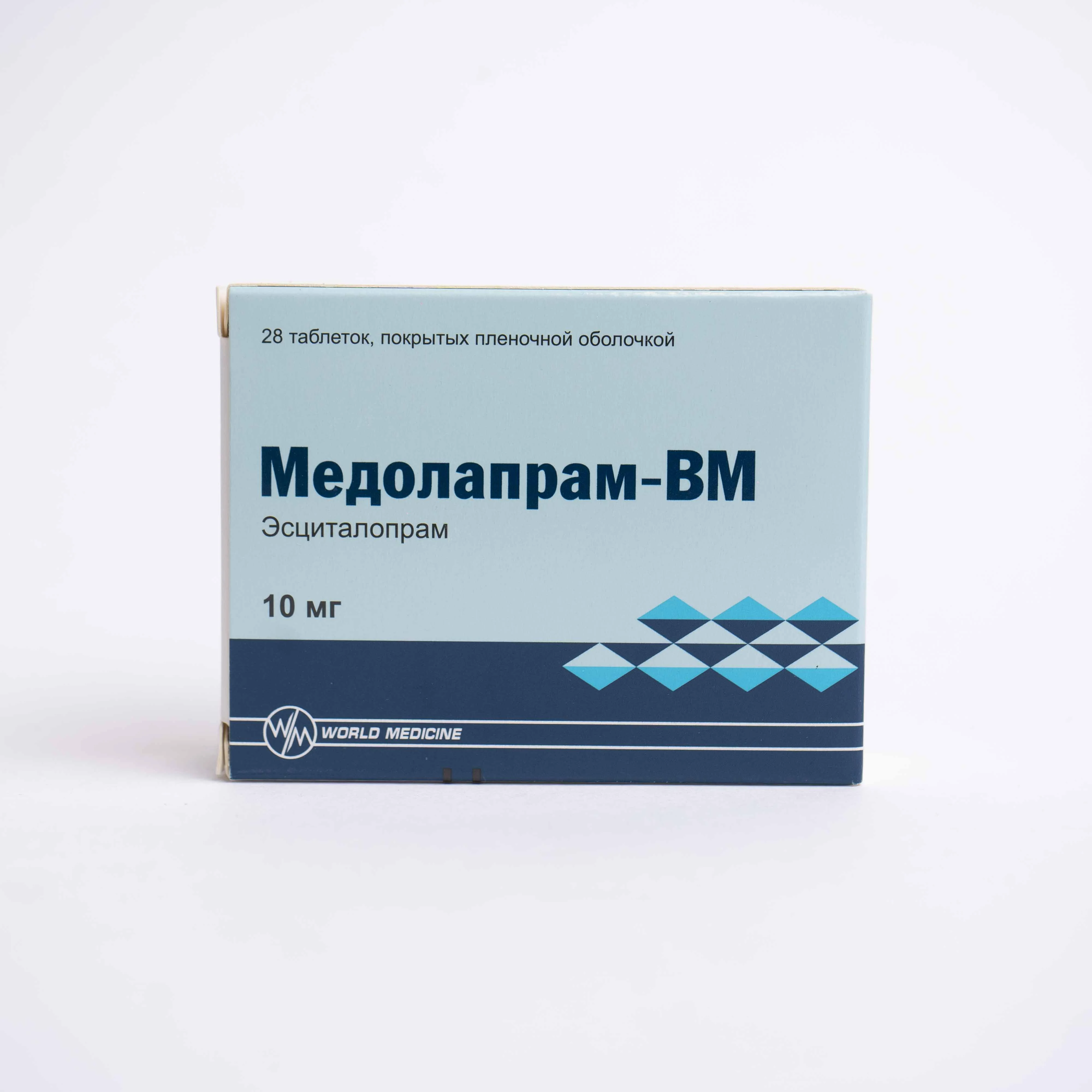 Medolapram  WM 10 mq № 28 Həb Türkiyə
