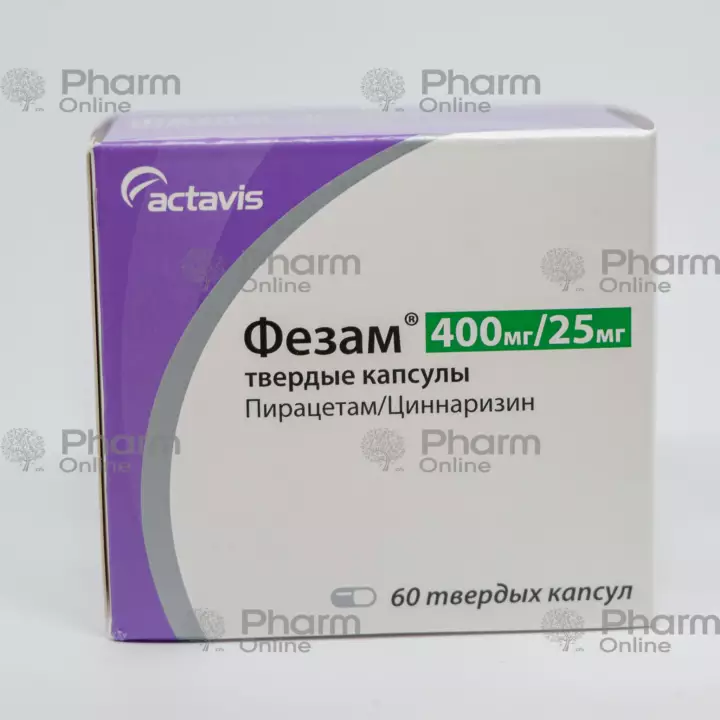 Фезам  № 60 (Капсулы) (Actavis) (Болгария)