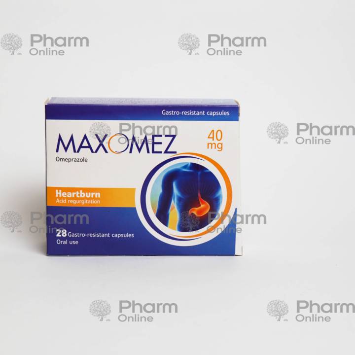 Maksomez 40 mq № 28 (Kapsulalar) (FARMALABOR-PRODUTOS FARMACEUTİCOS SA,) (Portuqaliya)