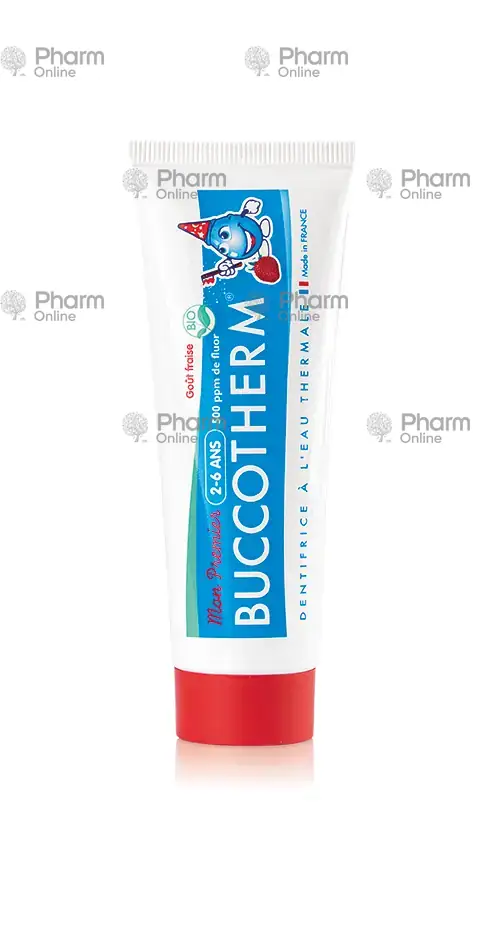 Toothpaste Buccotherm strawberry 2-6 years BIO 50 ml
