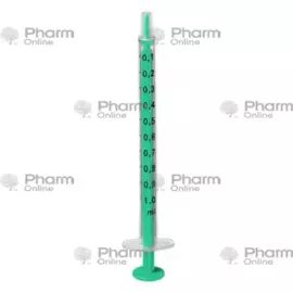 Insulin syringe 1 ml (orange) 100 units No. 1 (Other) (B.Braun) (Germany)