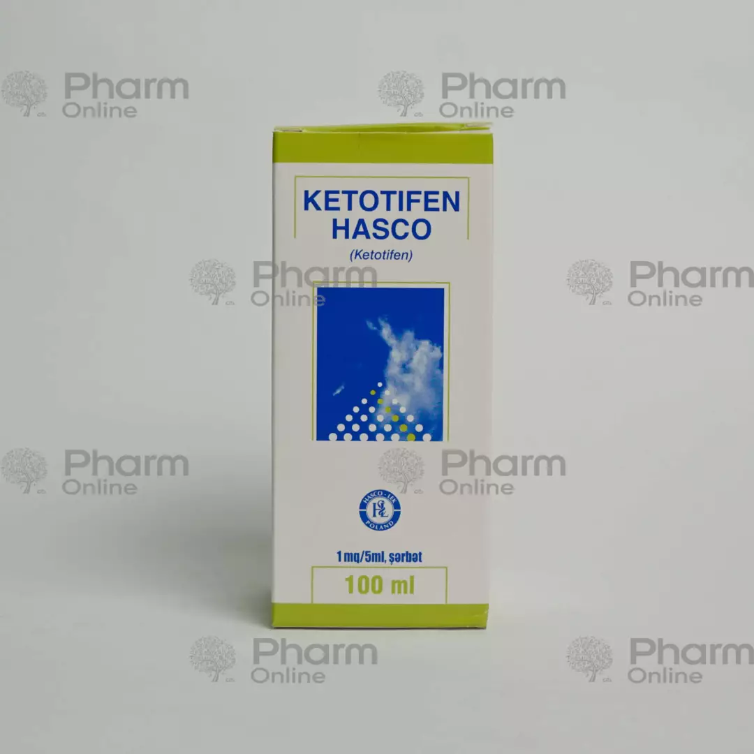 Ketotifen Hasko 100 ml (Şərbət) (Hasko-Lek S.A.) (Polşa)