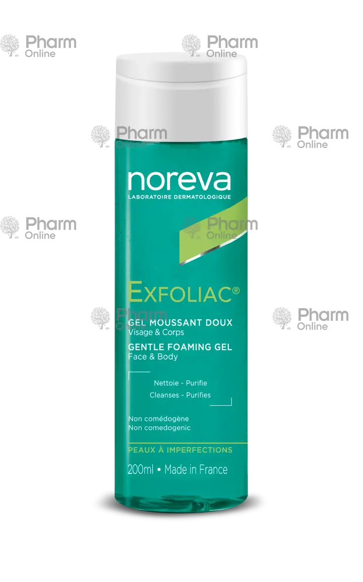 Noreva Exfoliac нежный очищающий гель 200 мл