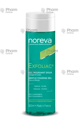Noreva Exfoliac Zərif Təmizləyici Gel  200ml