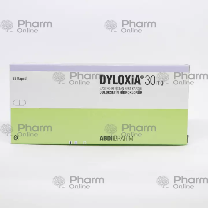 Diloksiya 30 mg № 28  (Kapsulalar) (Abdi İbrahim İlaç) (Türkiyə)