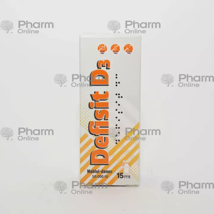 Defisit D3 vit. 50,000 TV 15 ml (Drops) (Türkiye)