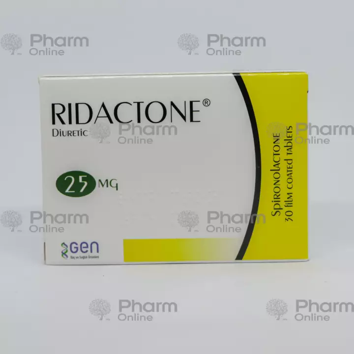 Ridakton 25 mg No. 30 (Tablets) (GEN ILAC və Sağlıq Ürünlleri A S) (Turkey)