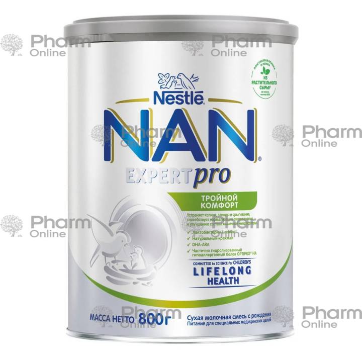Детское питание НАН Тройной комфорт с рождения 800 гр (Дет/пит.) (Nestle) (Россия)