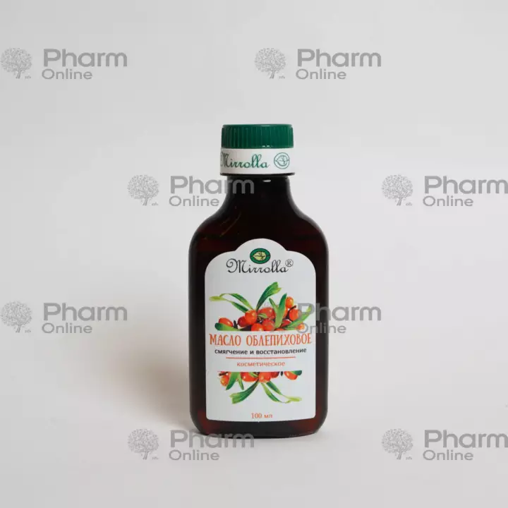 Mirrolla sea buckthorn oil 100 ml – organic oil made in Russia