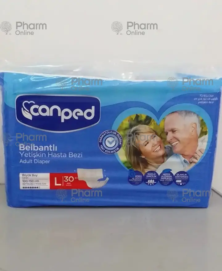 Diapers for adults "Canped" (Large) 100-150cm (0639) No. 30 (Turkey)